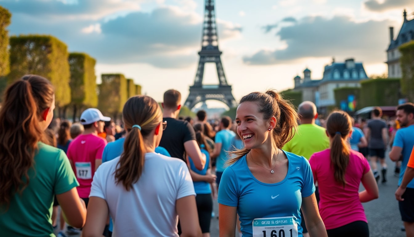 Illustration: Présentation générale d’un événement sportif à Paris