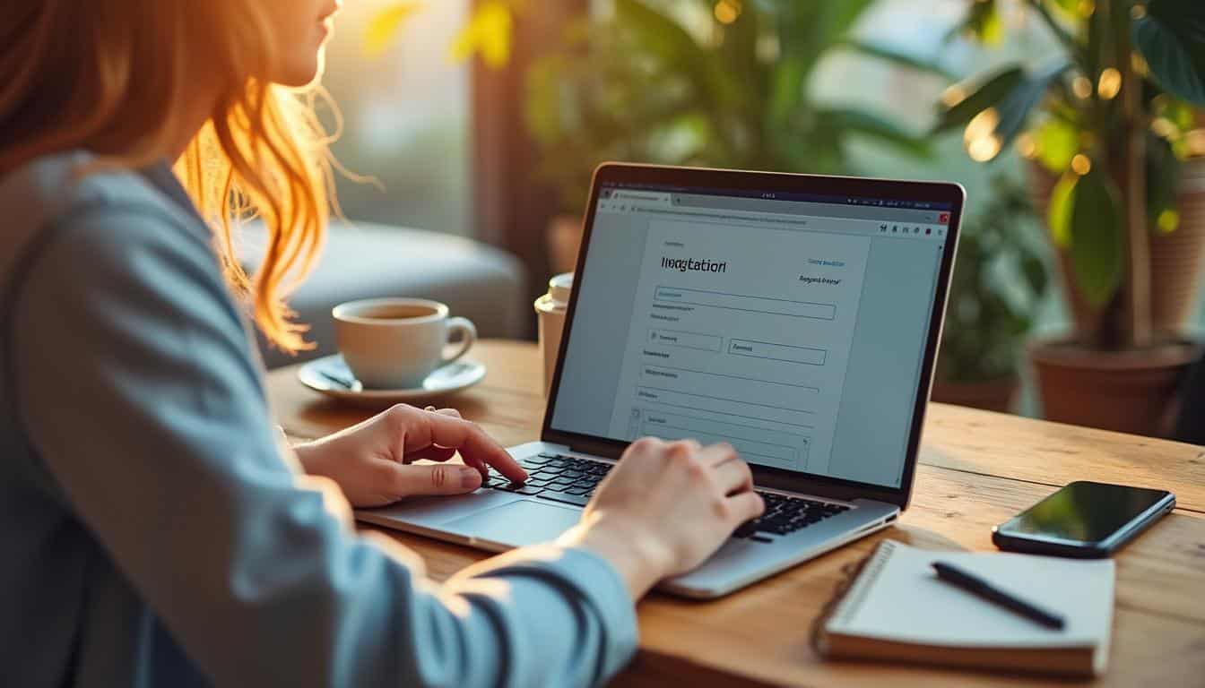 Illustration: Comprendre la simplicité d’une inscription en ligne : enjeux et définitions